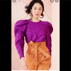 Ulla Johnson peplum leather belt